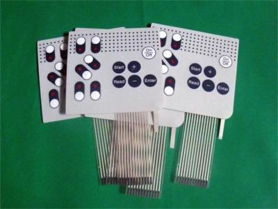 China Metallhauben-Gummimembranschalter-Tastatur, Druckknopf-Membranschalter zu verkaufen