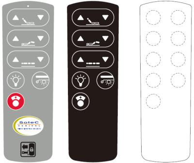 China Waterproof Keypad Membrane Switch Overlay for sale