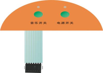 China Interruptor de membrana de goma flexible de la goma de plata, interruptores del teclado de membrana en venta