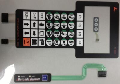 China Silver Paste Waterproof Membrane Switch PCB , Membrane Keyboard Switches for sale