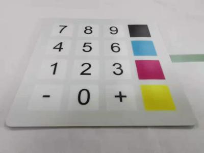 China Multi Farbe prägeartige Bedienschalter-Platte für medizinische Ausrüstung zu verkaufen