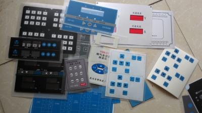 China Custom 3M Adhesive Silk Printing Tactile Membrane Keypad for sale
