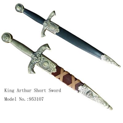 China decorative short movie sword king arthur short sword 953107 for sale