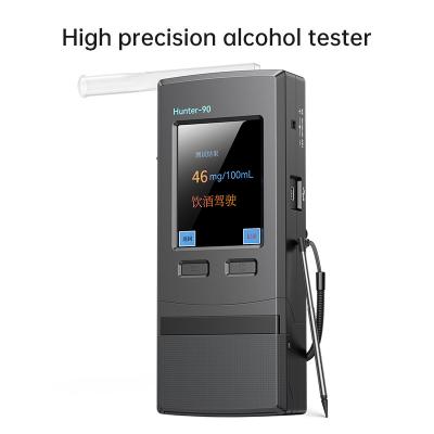 China Policía Negra Alcohol Breathalyzer Máquina de análisis de aliento de alta precisión ZBK-90 en venta