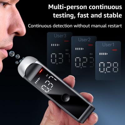 China Fast Response Portable Alcohol Breathalyzer Machine With LCD Display for sale