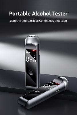 Chine Petit détecteur d'alcool de poche portable et précis avec lumière de détection d'alcool à vendre
