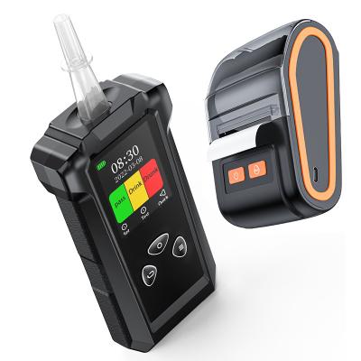 China High Accuracy 145g Alcohol Breath Analyser With Printer 12cm * 5.7cm * 2.7cm for sale