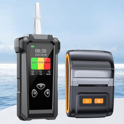 China Accurate Alcohol Breath Analyser With Printer Long Lasting Lithium Battery for sale