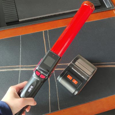 Китай Мистер Черный 10 ЖК-дисплей Электрохимический анализатор дыхания Красная палочка Алкогольный тестер с принтером продается