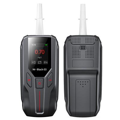 China Bluetooth Black Digital Display Breath Alcohol Tester For Enterprise Use for sale