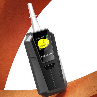 China Mr Black 2000 Semiconductor Breathalyzer Intuitive Effective Detection Home BAC Testers for sale