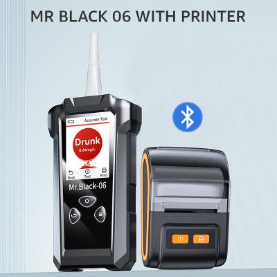 China Better Small Alcohol Breath Analyser With Printer LED Display Sensor for sale