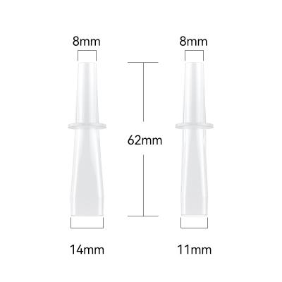 China Good Standard White Breathalyzer Disposable Mouthpieces / Blowpipe For Various Machines à venda