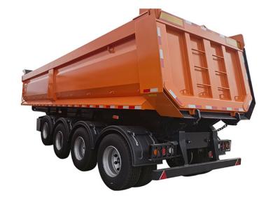 China Heavy Duty Tipper Truck Trailer 80 Ton Dump Trailer 4 Axle Dump Semi Trailer for sale