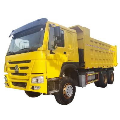China 371HP 6x4 usou o caminhão basculante 8x4 diesel Sinotruck pesado à venda