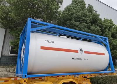 中国 中国の工場直売T50の二酸化硫黄の化学液体の貯蔵ISOタンク容器 販売のため