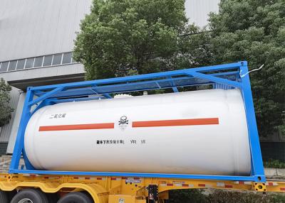 中国 販売のための中国の製造業者T50の二酸化硫黄ISO 20ftタンク容器 販売のため