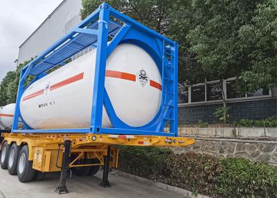 Κίνα Εμπορευματοκιβώτιο δεξαμενών SO2 δεξαμενών T50 εμπορευματοκιβωτίων αποθήκευσης/μεταφορών υψηλής ικανότητας προς πώληση