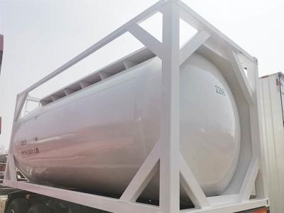 China Cement Powder Bulk Transport Tank Container LSXC China 25 Cubic Meter 0.2MPa for sale
