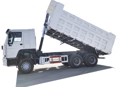 Chine 24V blanc a utilisé les camions à benne basculante 6x4 371hp Howo 12 Wheeler DOT à vendre