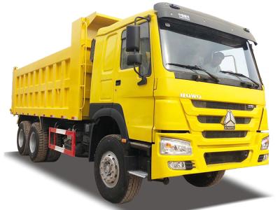 China Yellow 371HP Used Dump Trucks 3000kg Heavy Duty Dumper Euro 2 for sale