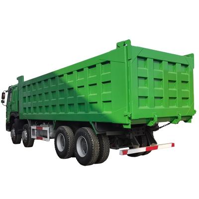 China 4 volquete 12.00R20 de Axle Used Dump Trucks 380HP Sinotruk Howo 8x4 en venta