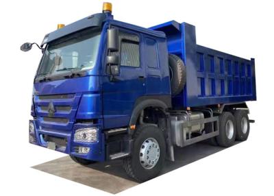 China Blue DOT Howo Dump Truck 371 30-40T Dump Tipper  Low Fuel for sale
