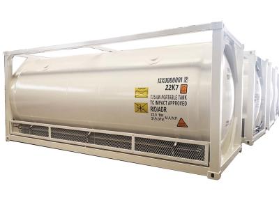 China 40FT Cryogenic Tank Container LNG T75 ISO Tank   Lco2 Lar Lo2 for sale