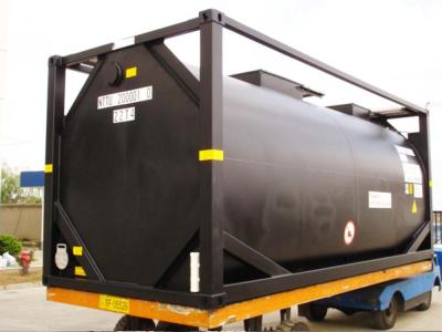 China 20ft Portable Tank Container 22CBM Bitumen ISO Container for sale