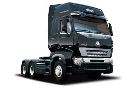 Κίνα Μαύρο τρακτέρ επικεφαλής HF9 Howo A7 420 φορτηγών 380Hp επικεφαλής 30 τόνοι τρακτέρ προς πώληση