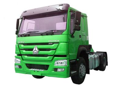 China Green 2018 Year Used Howo N7 Tractor 8000kg Diesel Tractor Trailer Head for sale