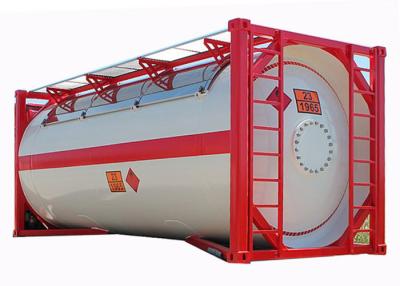 China CCS T50 ISO Tank Container 24.5m3 Co2 Liquid Tank Lox Lin Lar for sale