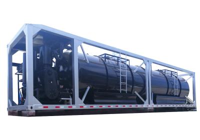 China 2200rpm 20 Ft ISO Tank Container 36 Cub Carbon Steel Container Vacuum Transport for sale