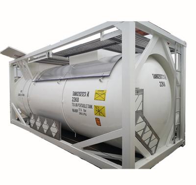 China 24500L T50 ISO Tank Container 120m3 ISO Oxygen Containers T75 for sale
