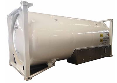 China Un T75  Cryogenic Tank Container 24700L ISO Tank For Liquid Oxygen for sale