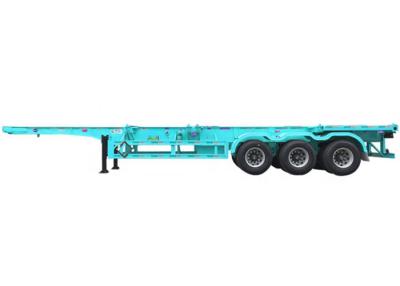 China Q345 Steel Semi Trailer Chassis 12m Skeletal  Air Suspension for sale