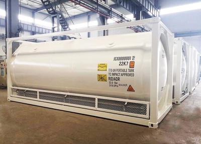 Chine réservoir cryogénique d'OIN du conteneur Q345R du réservoir 21000L 40 pieds pour l'hydrogène à vendre
