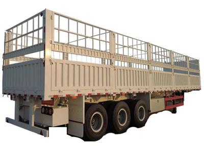 China 30-80T Cow Transport Trailer 2500mm Semi  Container Fence for sale