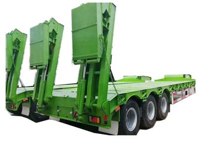 China FUWA Six Axis Low Bed Semi Trailer 11.00R20 Gooseneck Tractor Trailer for sale