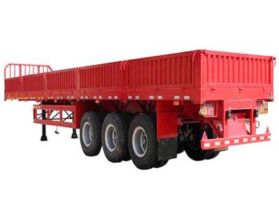 China 600Mm Side Wall Semi Trailer 45.5T Truck Semi  Cross Beam Structure for sale
