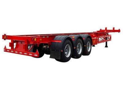 China 6.2T Skeleton Container Semi Trailer 6m Shipping Container Chassis for sale
