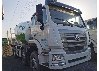 China Los camiones de mezcla concretos del transporte 273KW utilizaron el vehículo del mezclador de cemento HW76 en venta