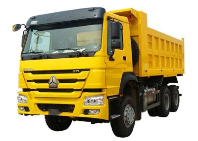 China Camión volquete amarillo 375Hp 25 Ton Dump de 2022m m Sinotruk Howo 6x4 en venta