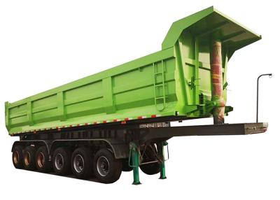 China OEM de 50 toneladas Tipper Truck Trailer BPW 4 Axle Tipper For Stone Sand Coal à venda