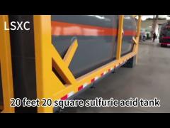 20 feet 20 square sulfuric acid tank