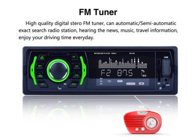 China DC 12V Bt Car Stereo Car Audio Player With Bluetooth 24 Hours Digital Clock for sale