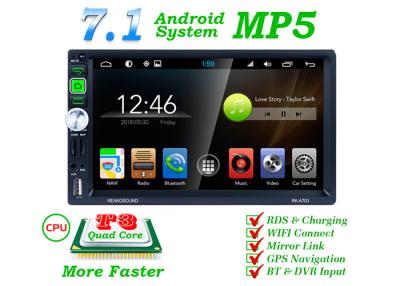 China Black 2 Din Mp5 Player Car Stereo Android 5.1 Gps Bluetooth Car Stereo FCC for sale