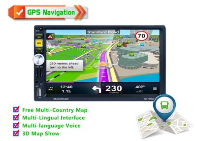 Chine Navigation stéréo de 7 de pouce HD d'écran de voiture de la carte blanche Mp5 d'appel généralistes de soutien à vendre