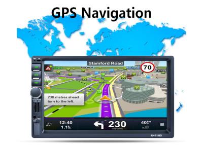 China MP5 Double Din Stereo With Gps Car Stereo Mp5 Player 7 Color Button Back Light Fcc for sale