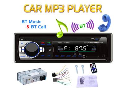 China Single Din Bt Car Stereo Black High Power 178*50mm Bluetooth Auto Stereo for sale